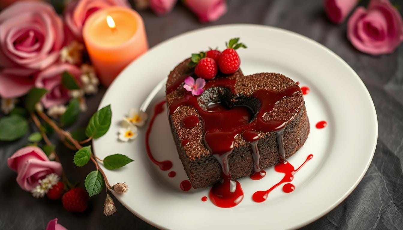 dessert saint valentin