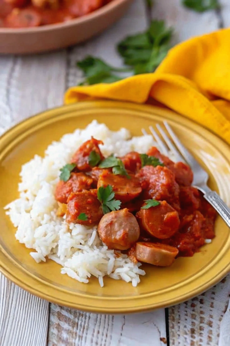 Recette Rougail Saucisse