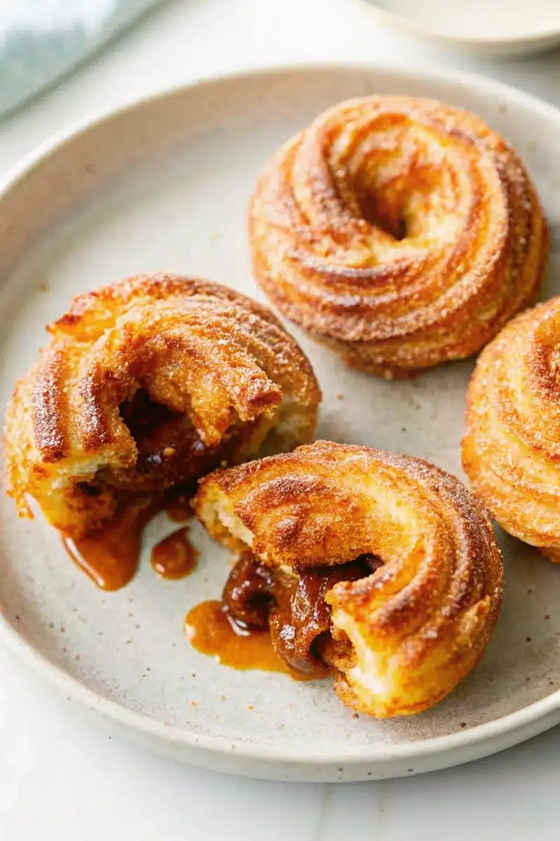 Beignet Churros Fourré Au Dulce De Leche