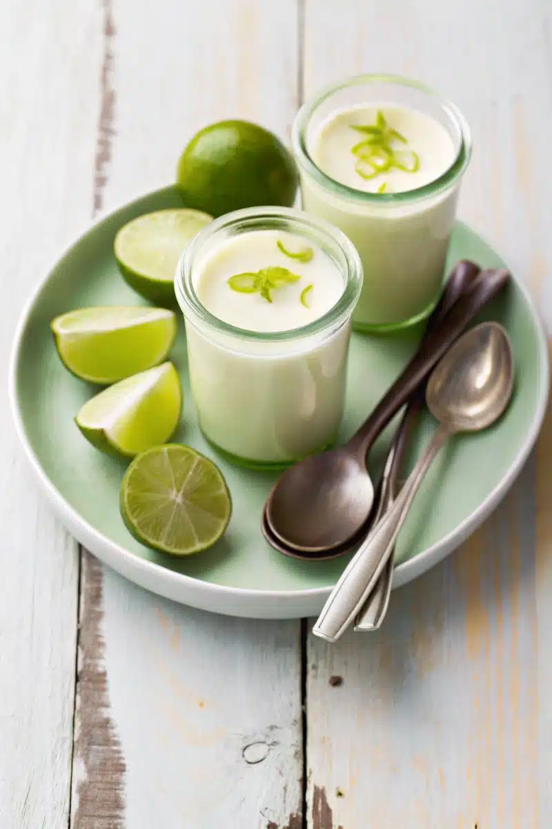 Panna Cotta Glacée Citron Vert
