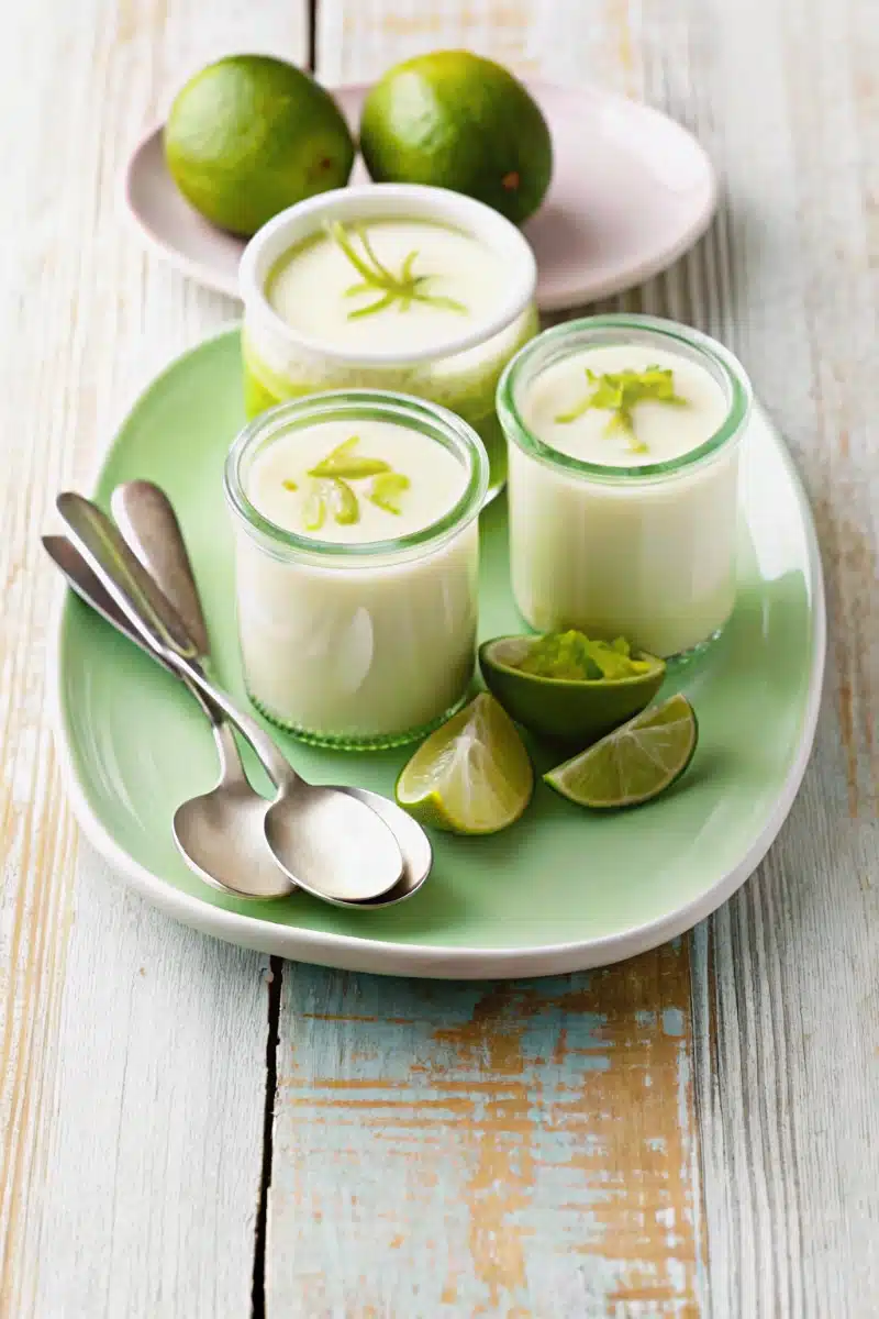 Panna Cotta Glacée Citron Vert
