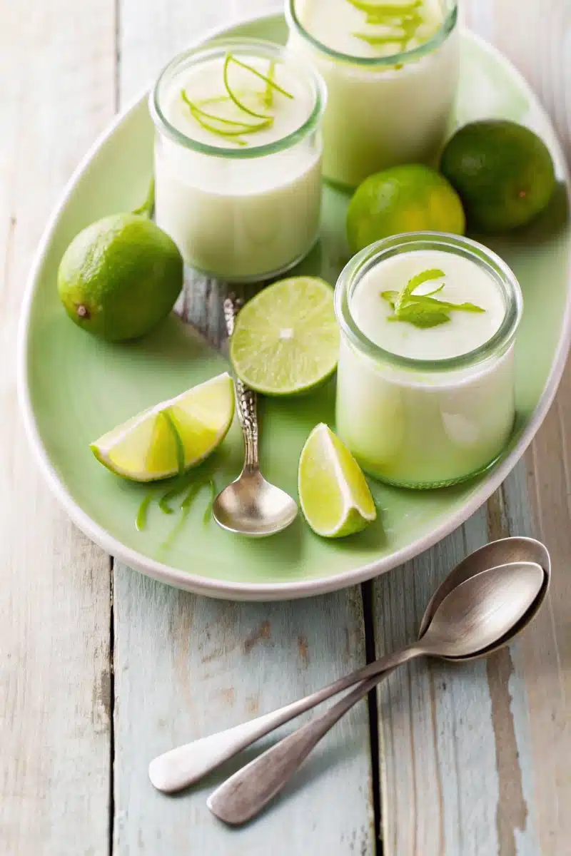 Panna Cotta Glacée Citron Vert