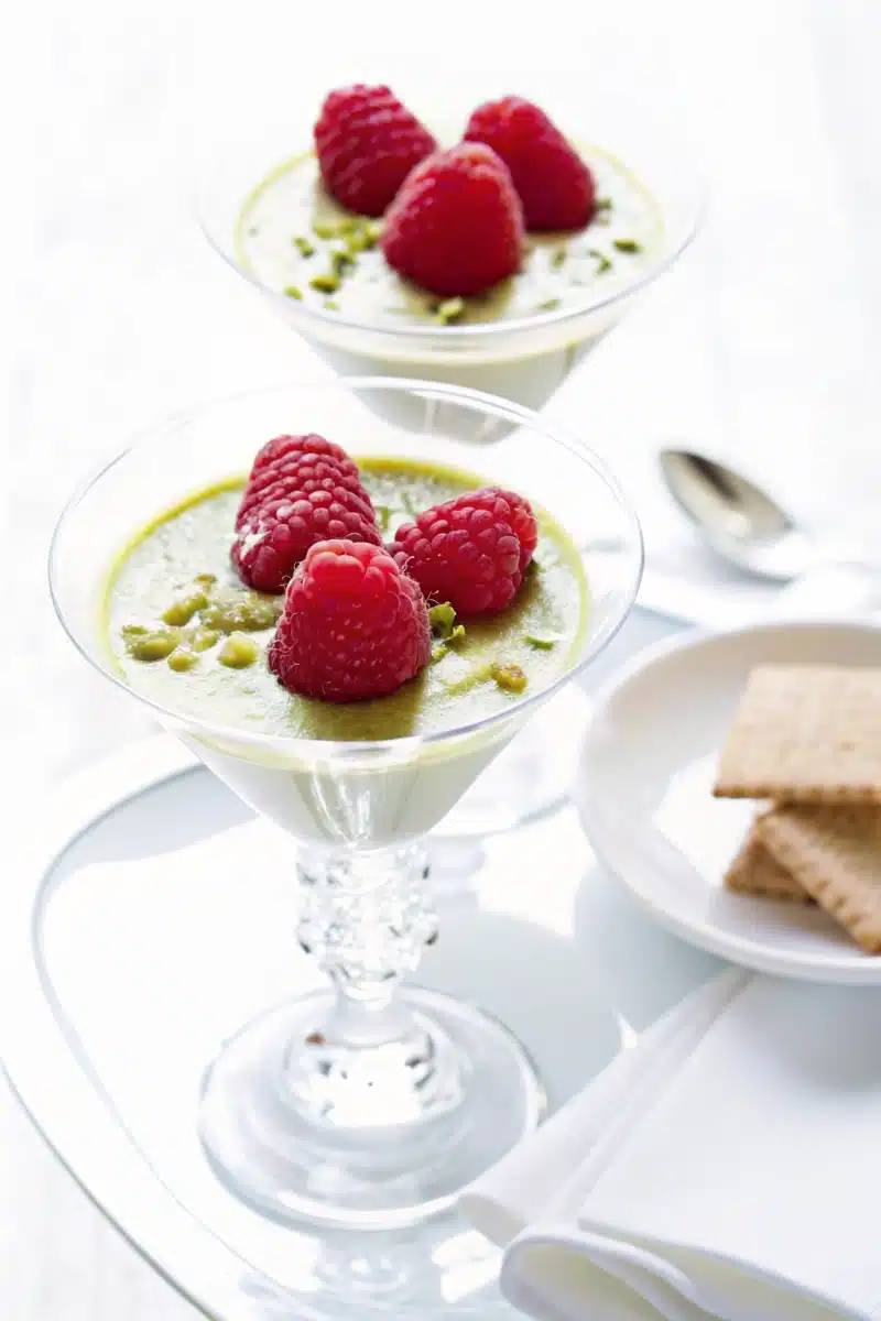 Panna Cotta Infusions Thé Matcha