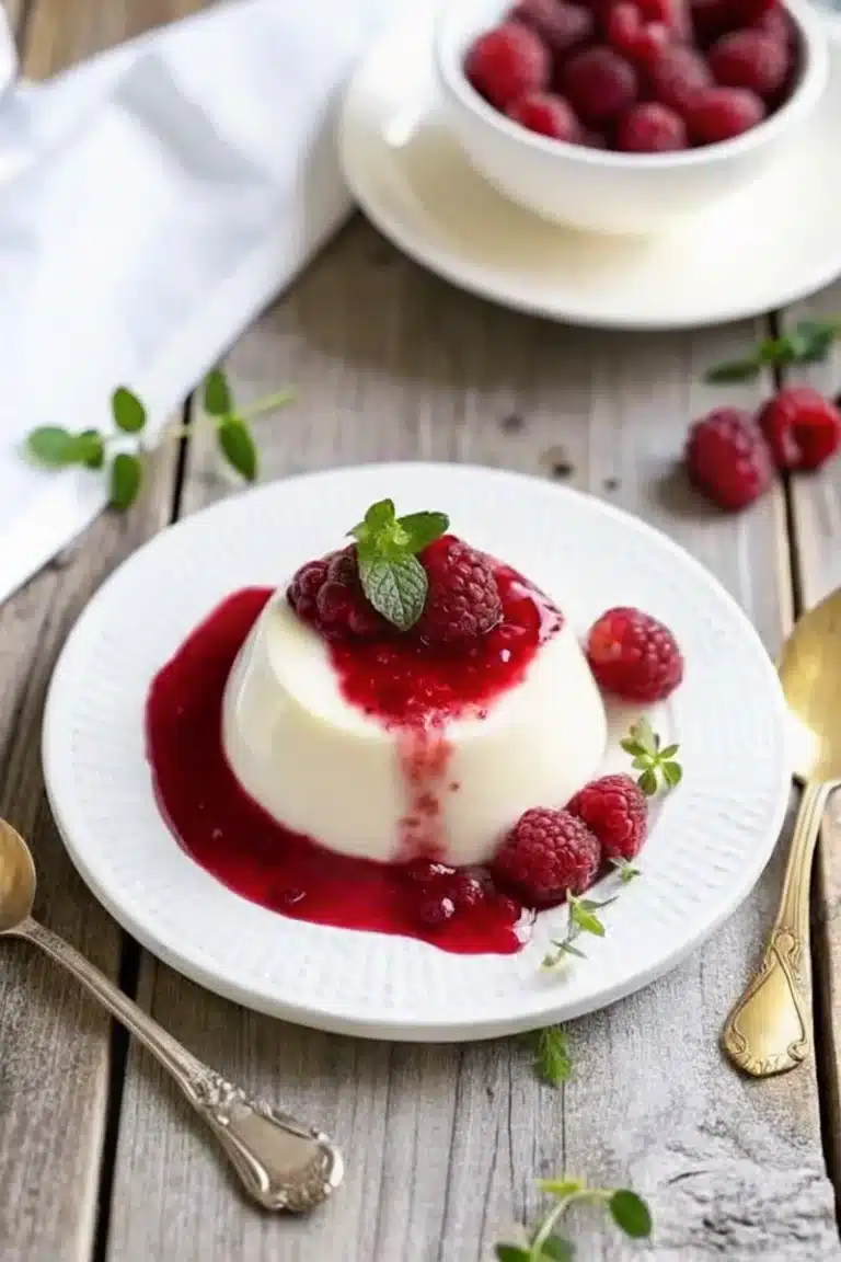 Panna Cotta Légère Fromage Blanc