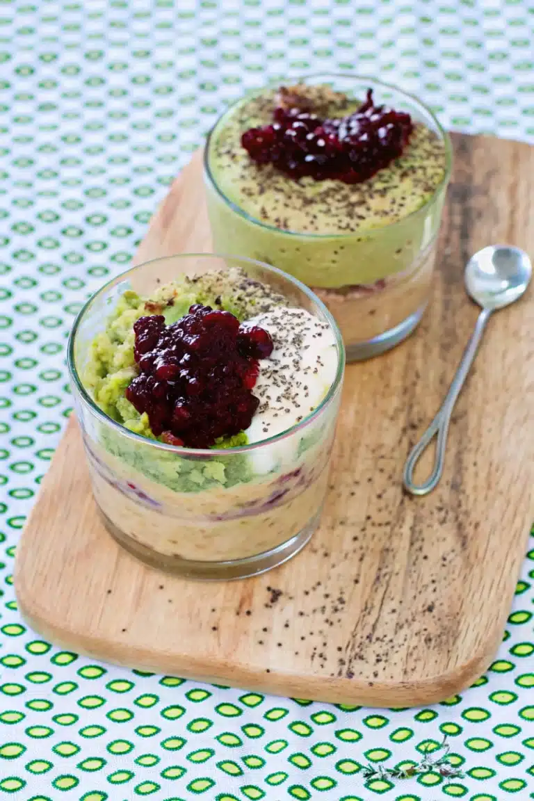 Panna Cotta Vegan Avocat