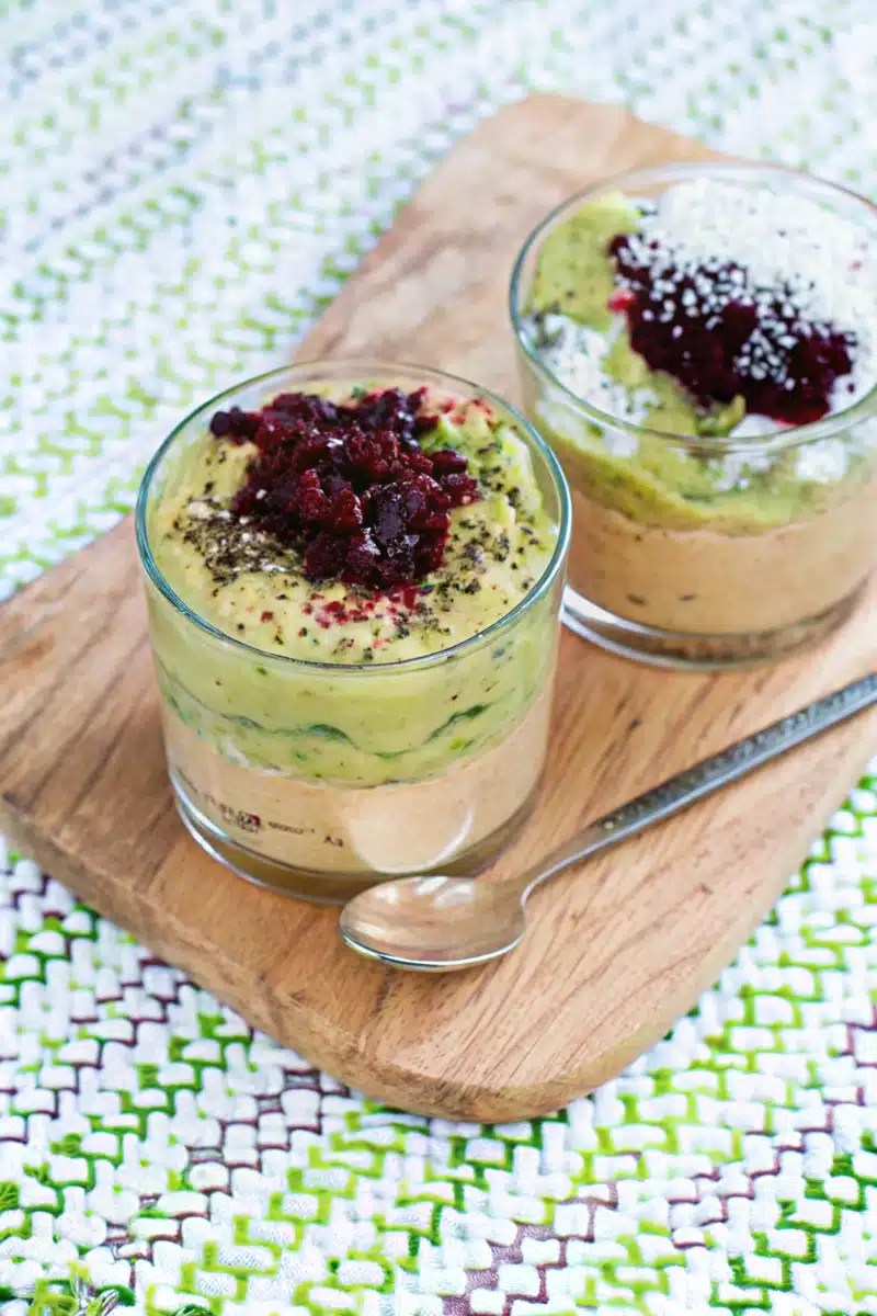 Panna Cotta Vegan Avocat