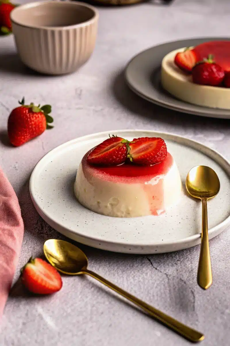 Panna cotta protéinée fitness