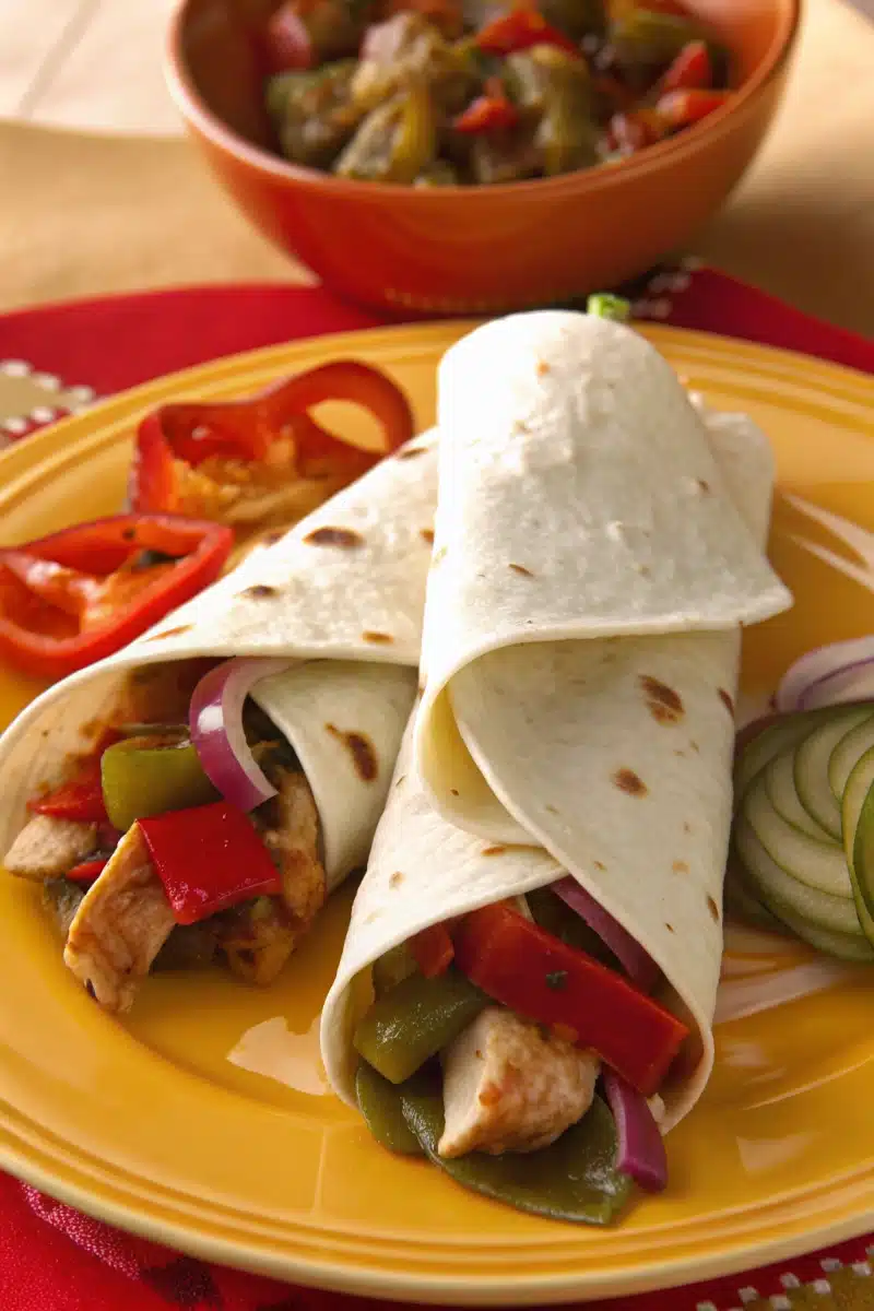 Recette Fajitas Poulet