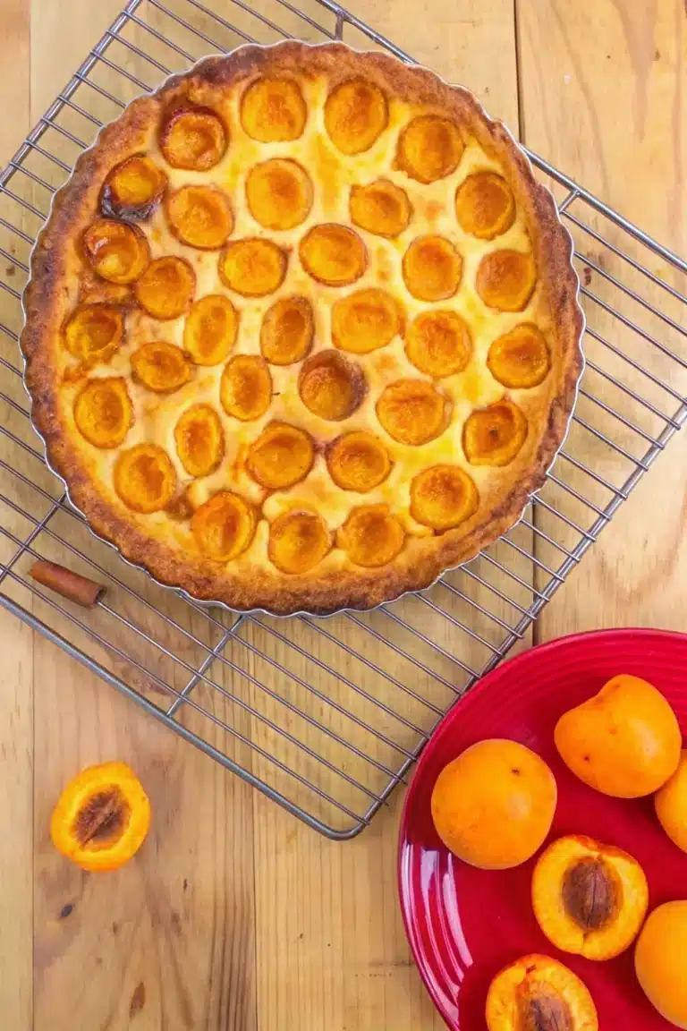 Tarte abricot amande