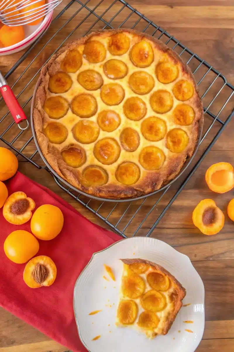 Tarte abricot amande