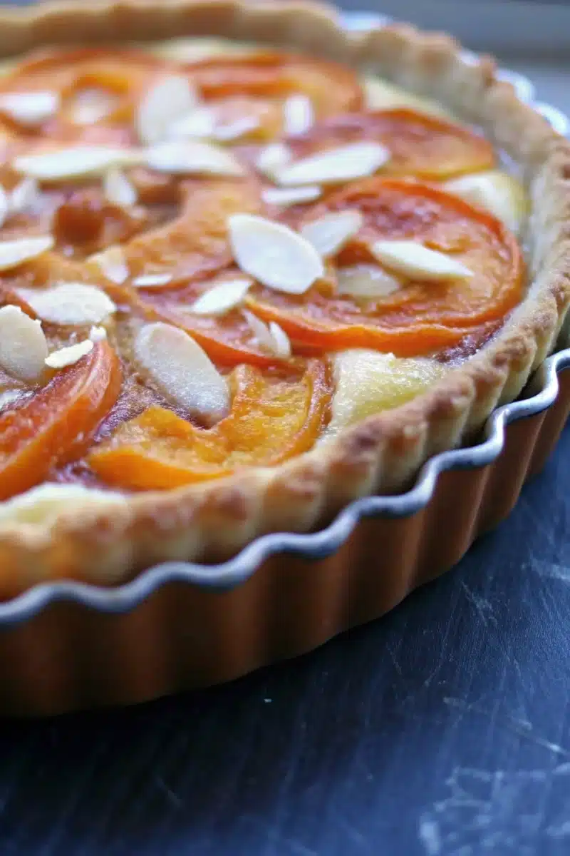 Tarte aux abricots amande