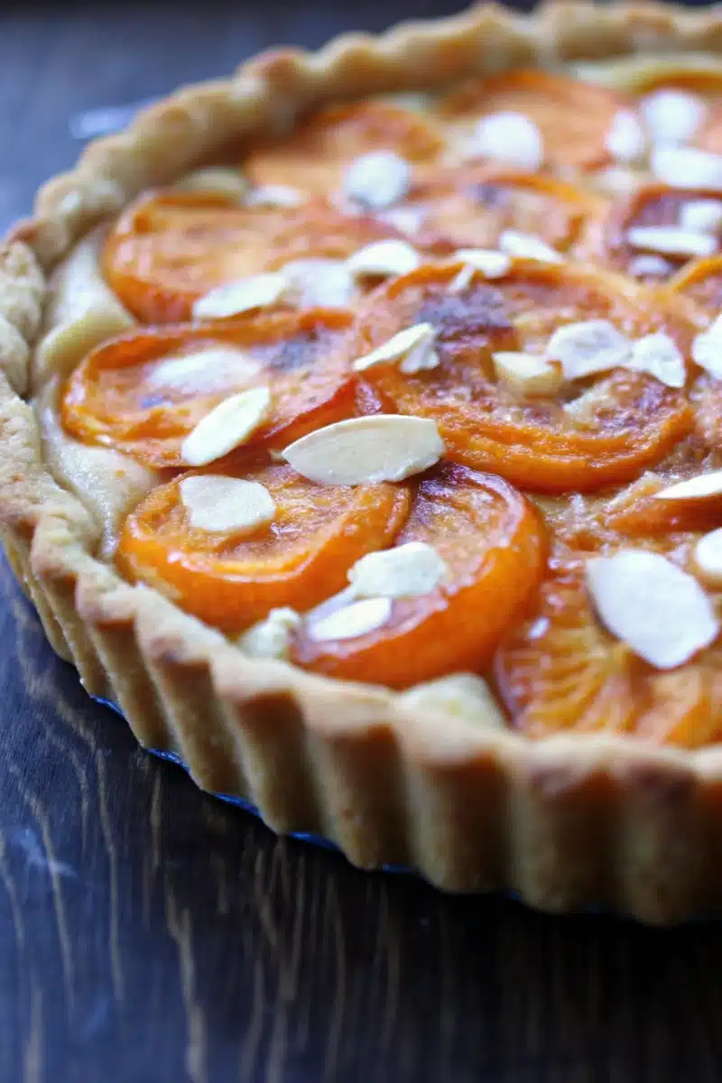 Tarte aux abricots amande