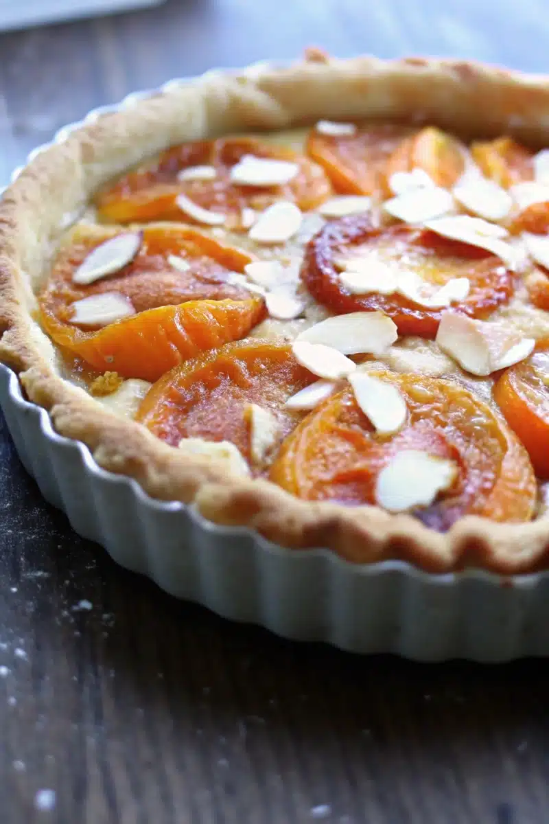 Tarte aux abricots amande