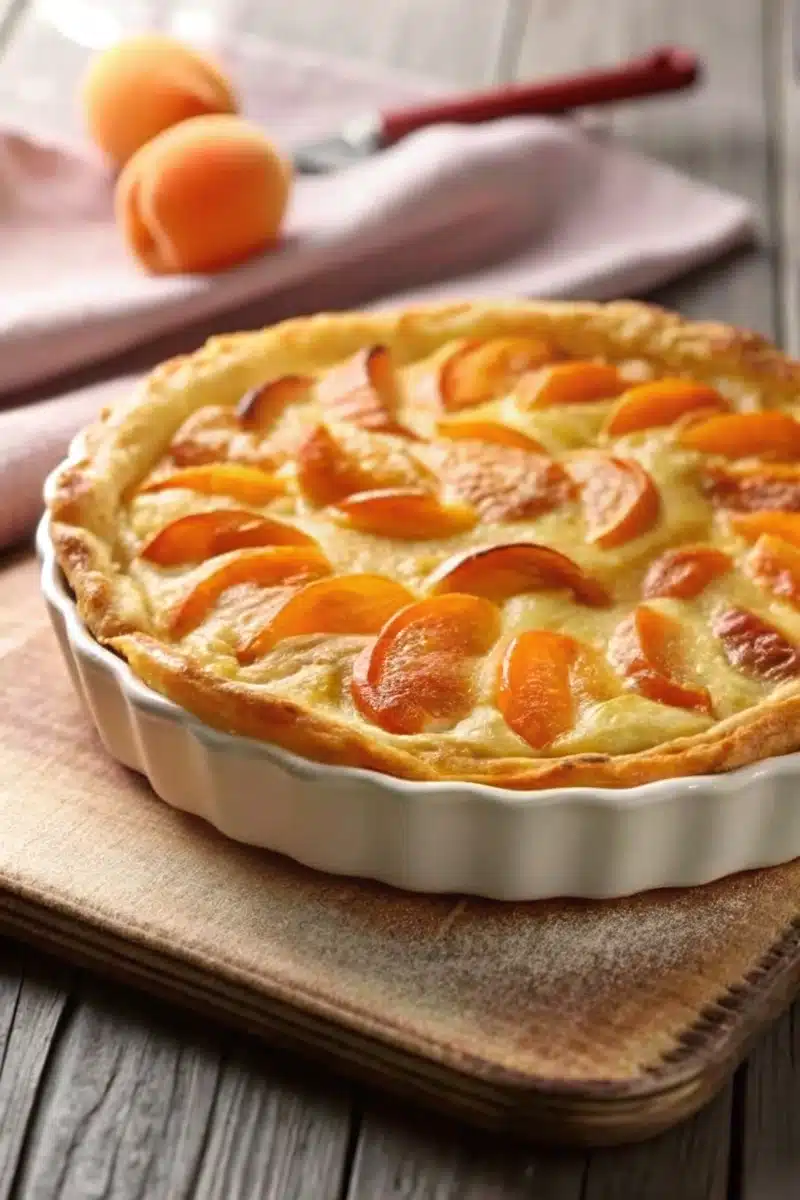 Tarte aux abricots et aux amandes