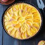 Tarte pêche
