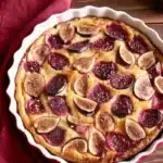 Clafoutis figues-framboises