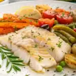 Dos de Cabillaud au Four et Légumes