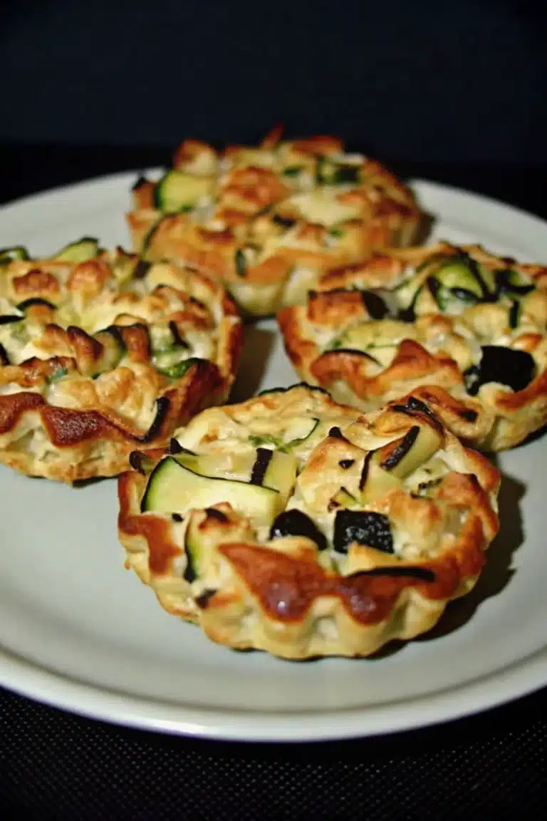 Flans de courgettes