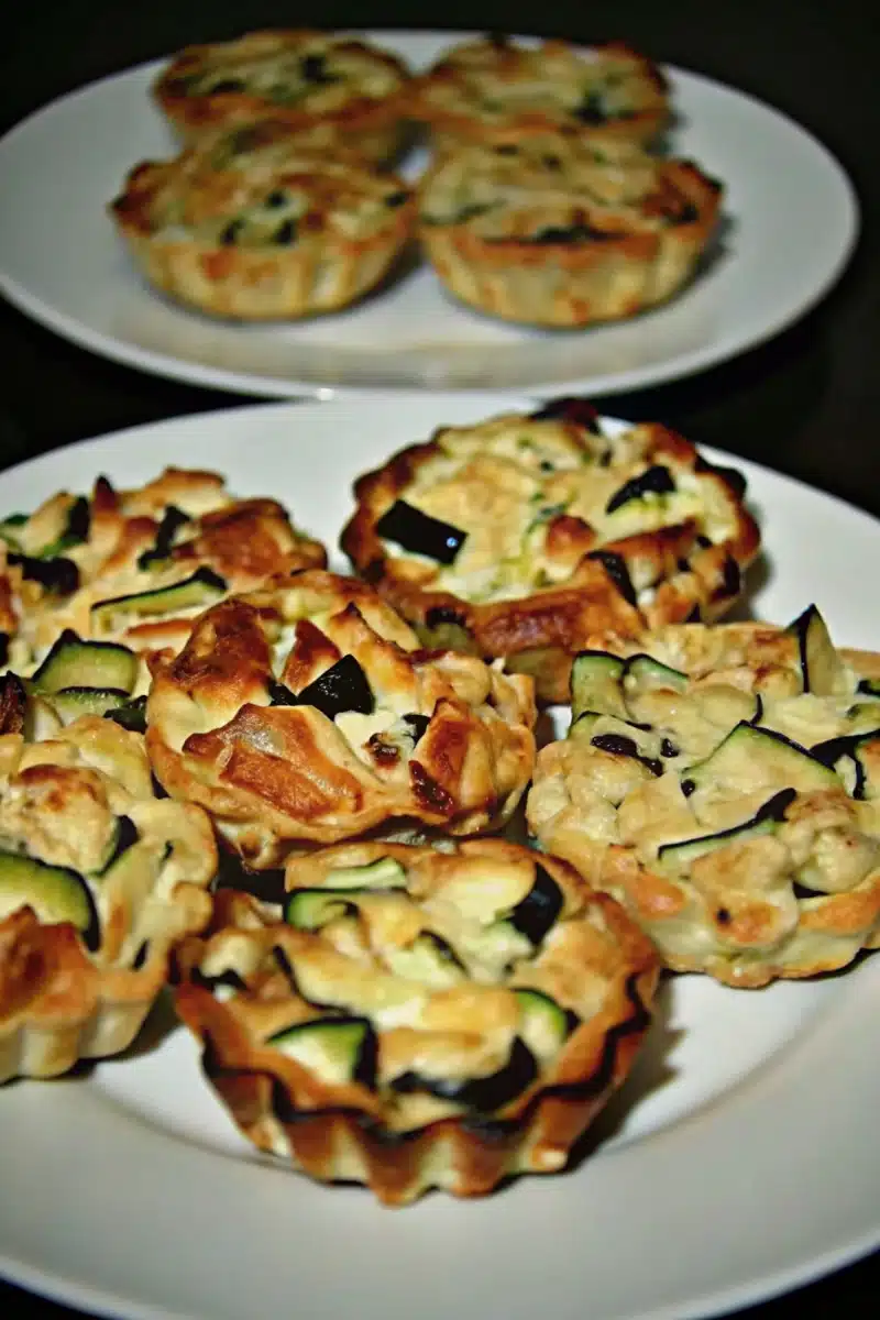 Flans de courgettes
