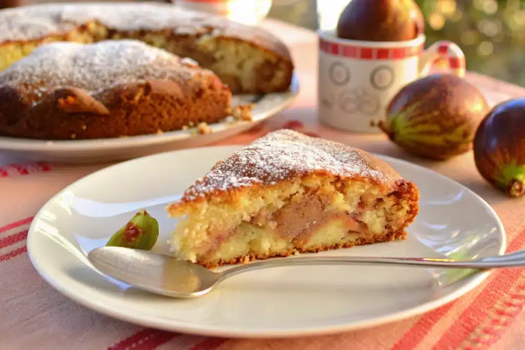 Gâteau moelleux aux figues