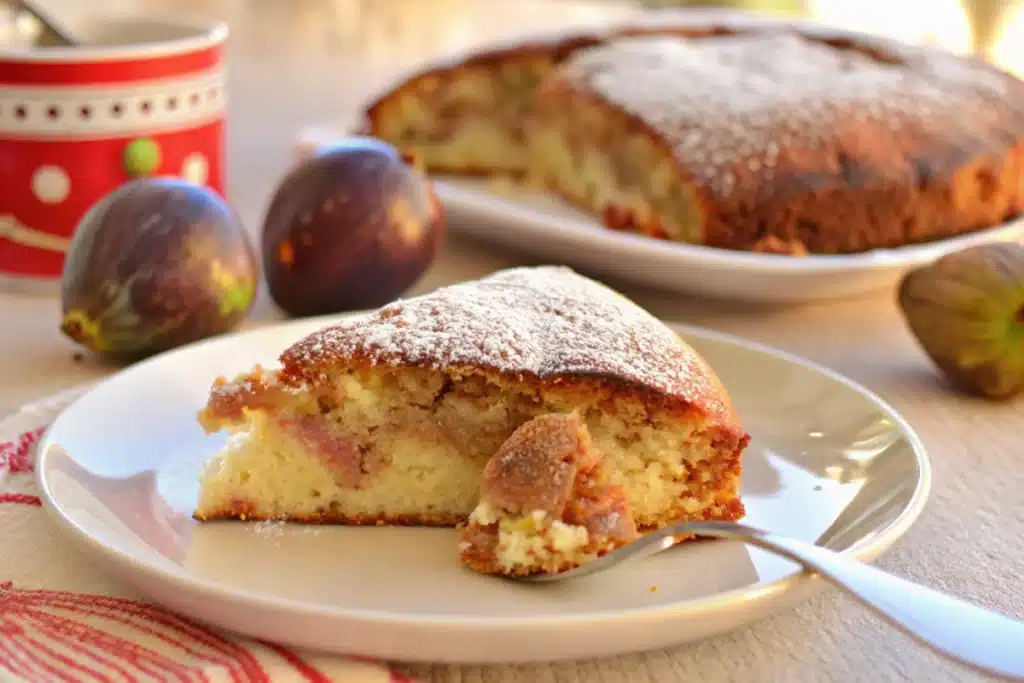 Gâteau moelleux aux figues