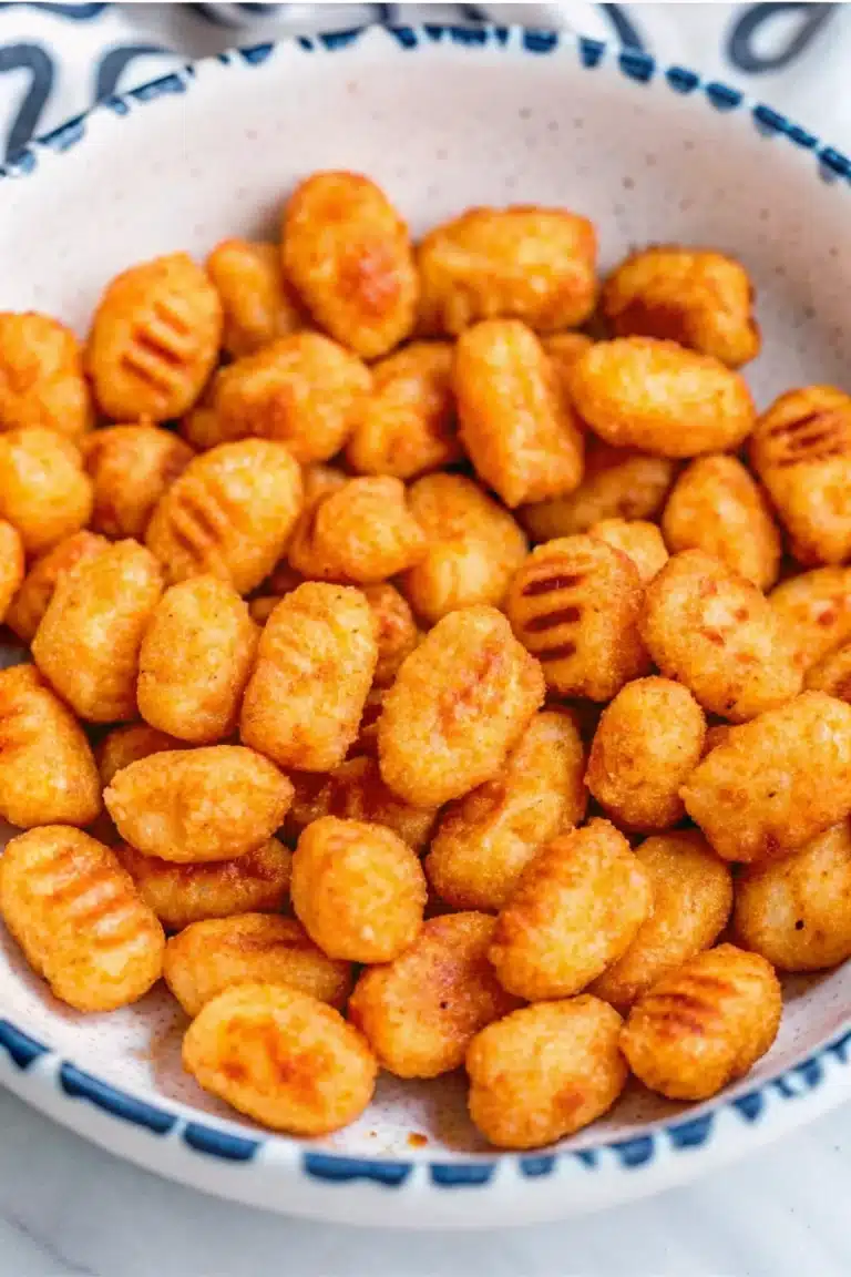 Gnocchis à la friteuse à air fryer