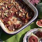 Gratin de figues fraîches