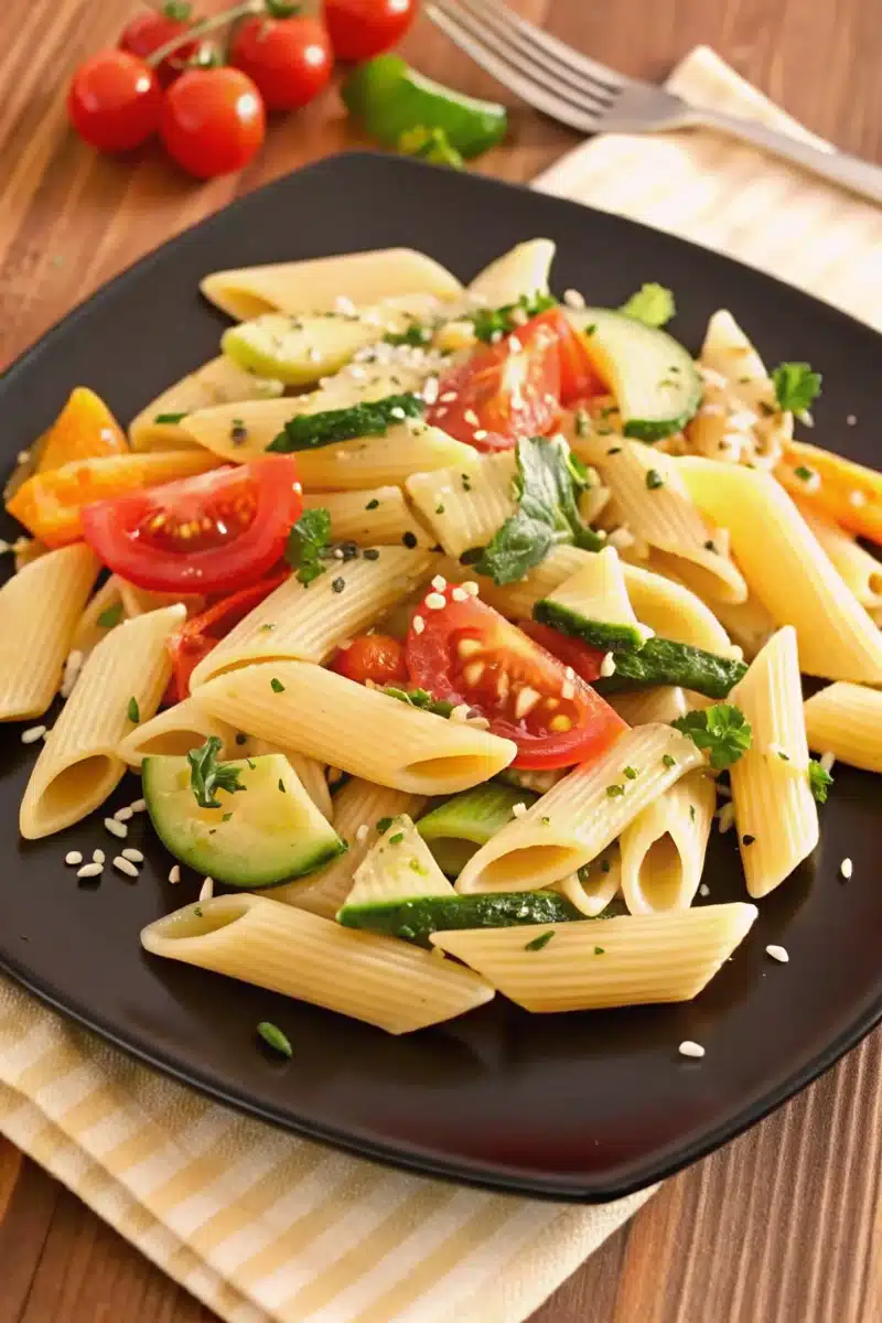 Penne aux courgettes