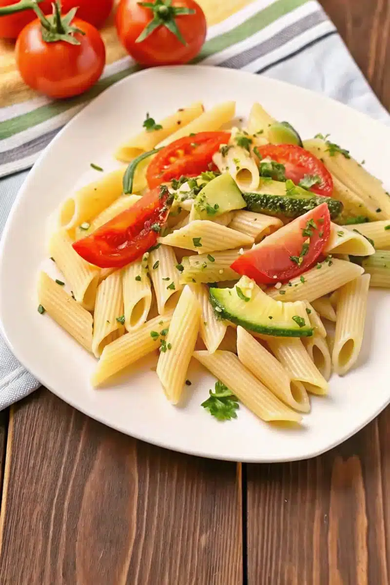 Penne aux courgettes