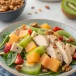 Salade De Poulet Aux Kiwis Et Au Melon