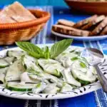 Salade Melon-Concombre Au Yaourt