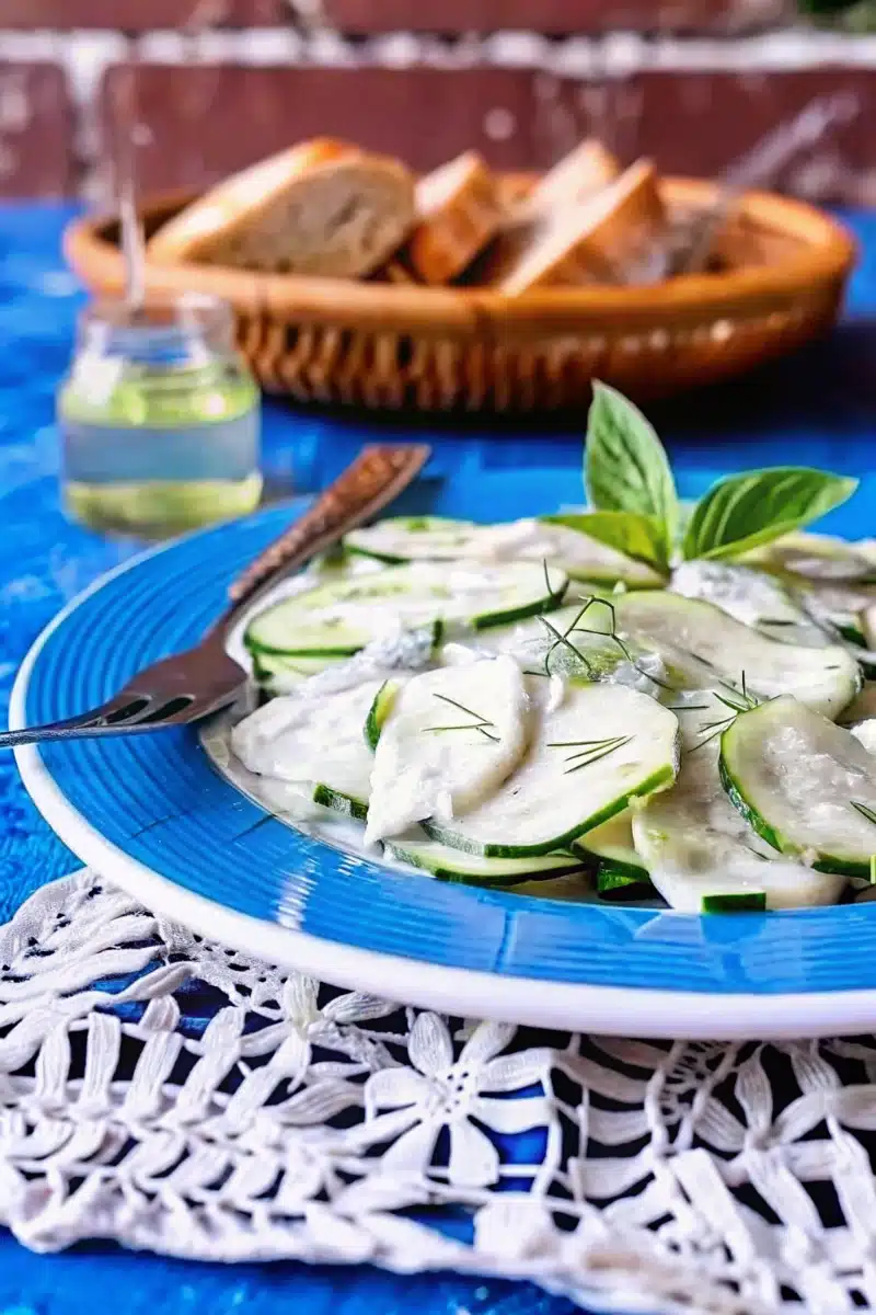 Salade Melon-Concombre Au Yaourt