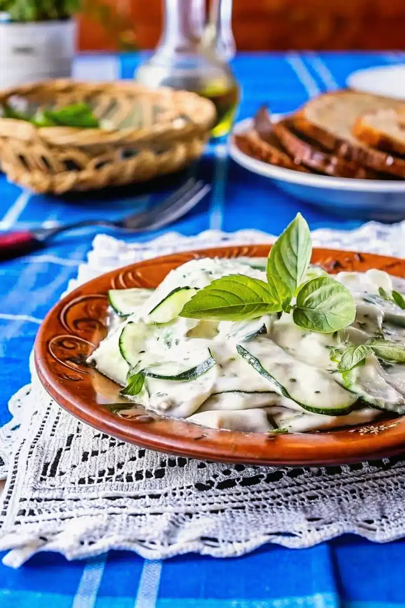 Salade Melon-Concombre Au Yaourt