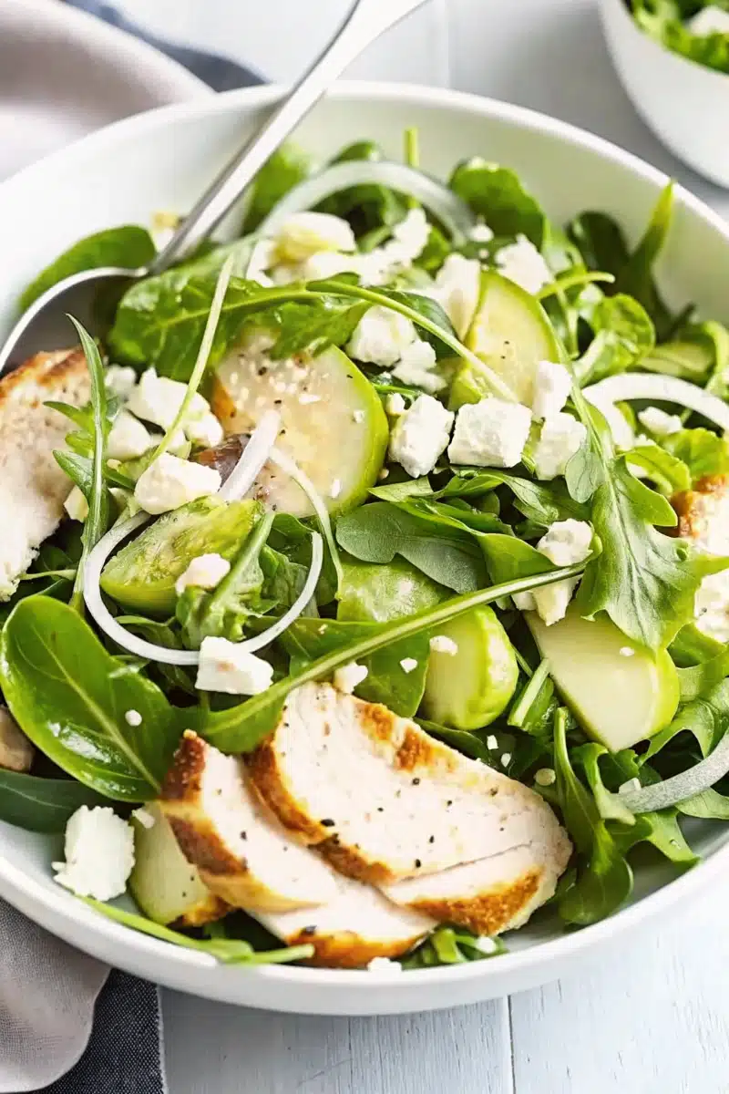 Salade au melon vert