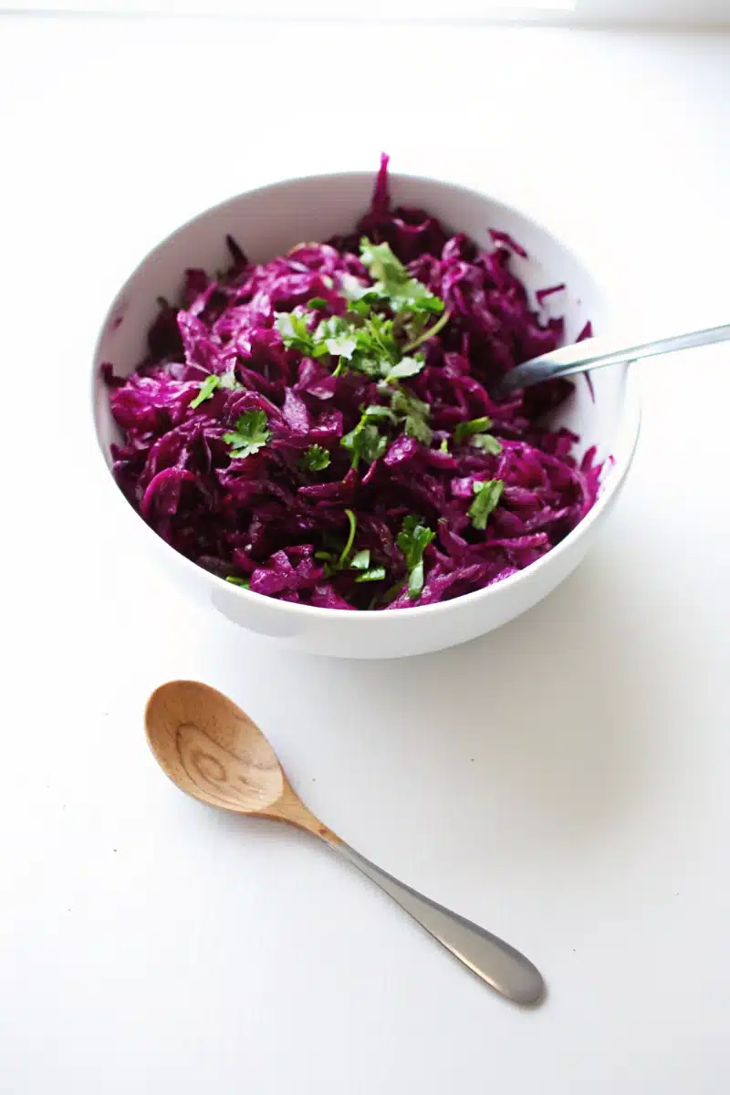 Salade de chou rouge