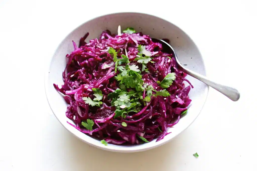 Salade de chou rouge