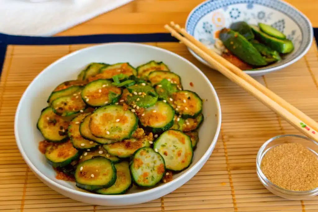 Salade de concombre coréeene