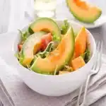 Salade de melon à l'avocat