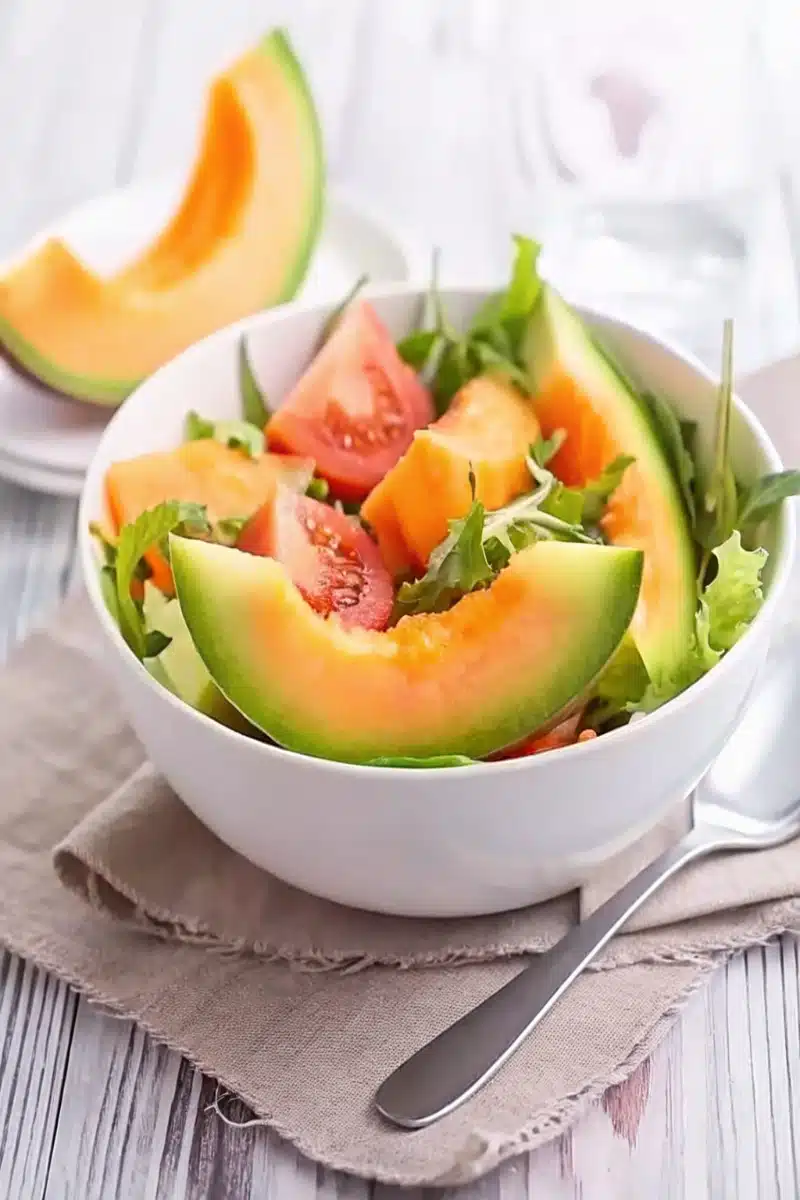 Salade de melon à l'avocat