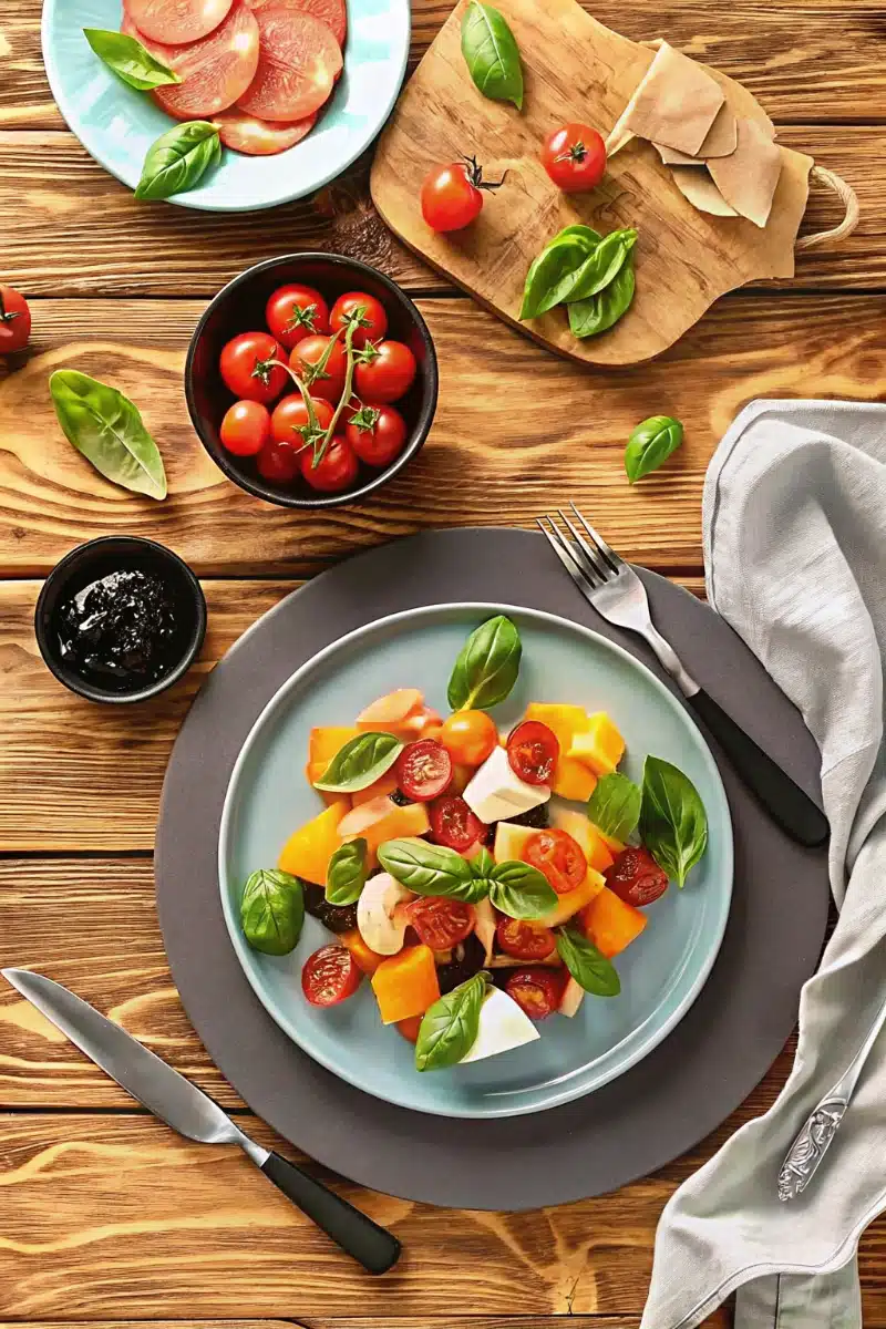 Salade de melon au chèvre