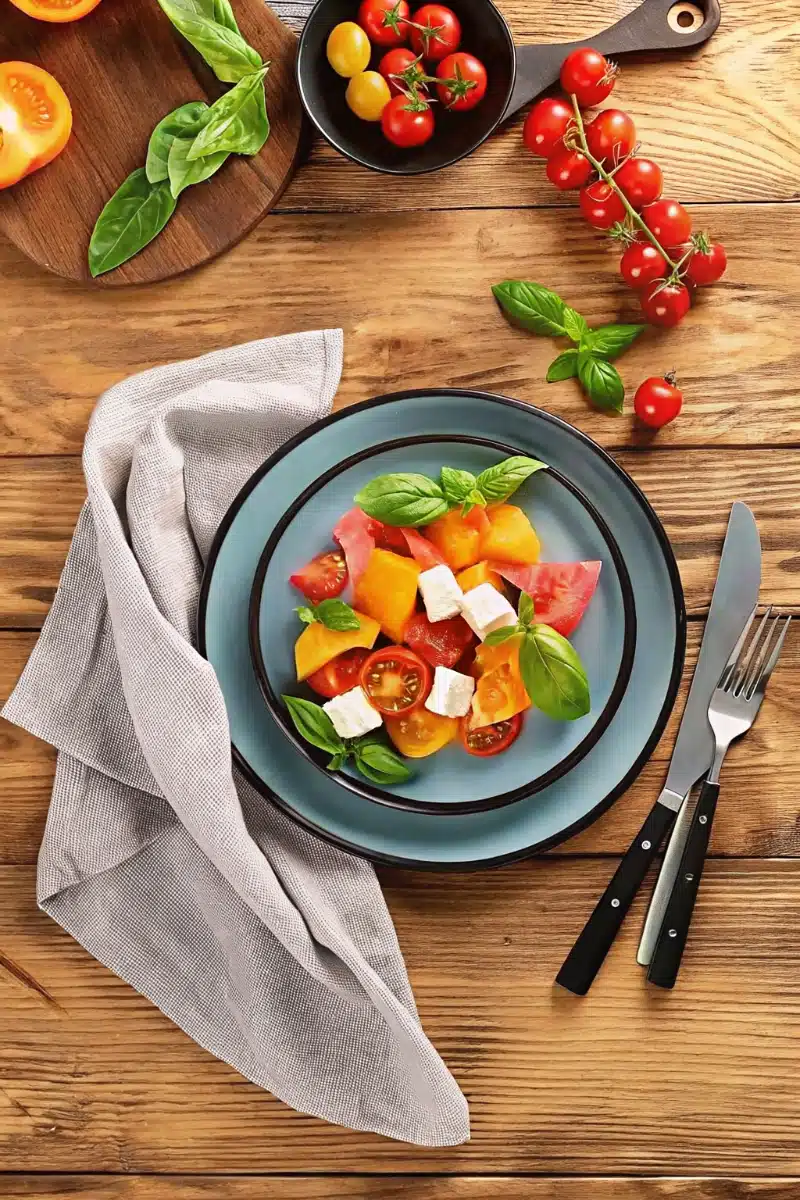 Salade de melon au chèvre