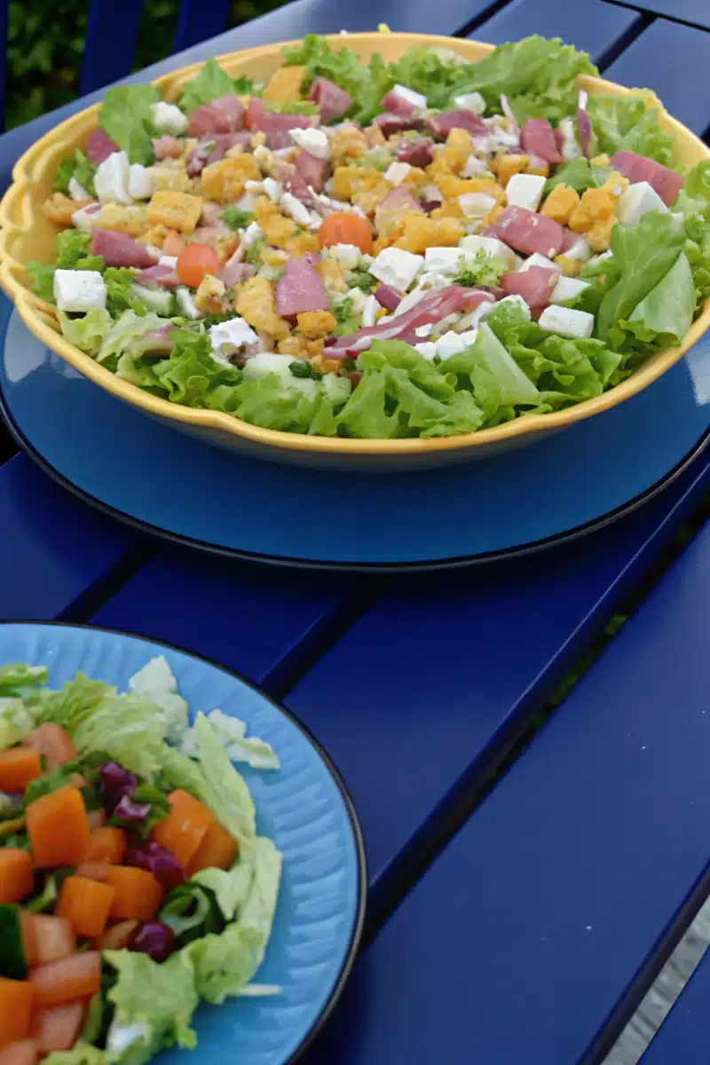 Salade de melon et brocolis