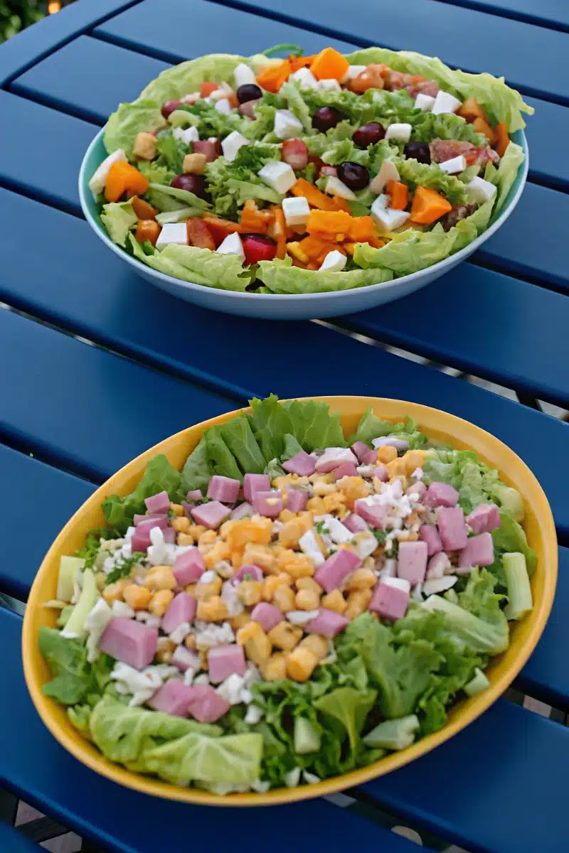 Salade de melon et brocolis