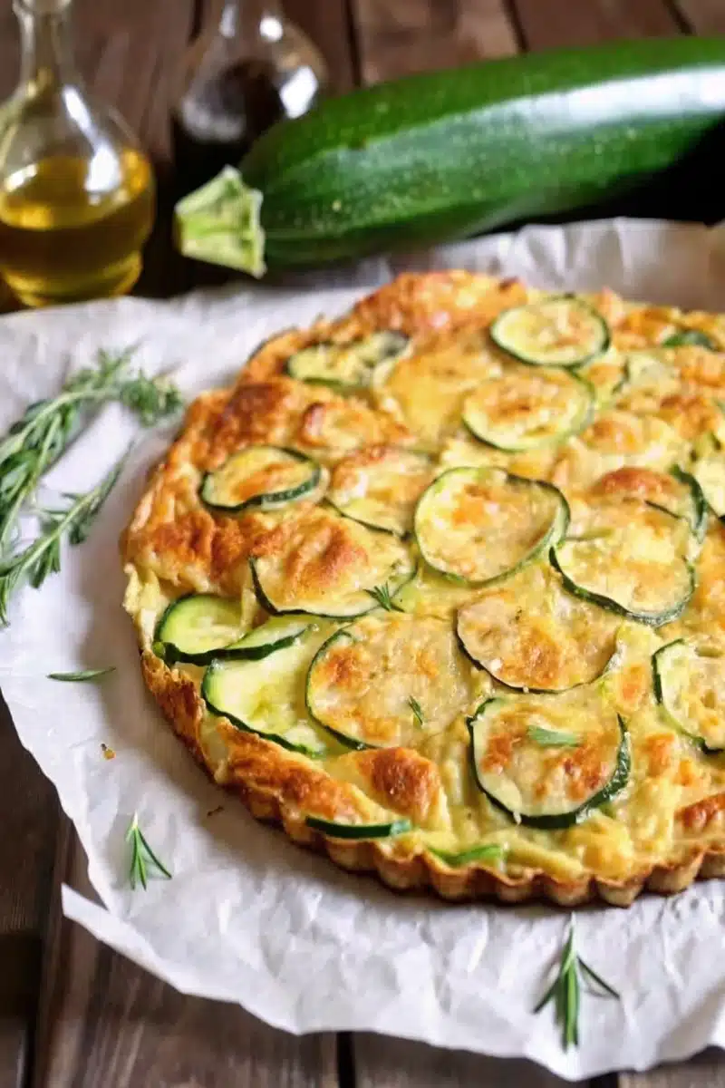 Scarpaccia de courgettes