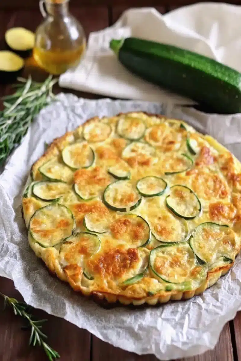 Scarpaccia de courgettes
