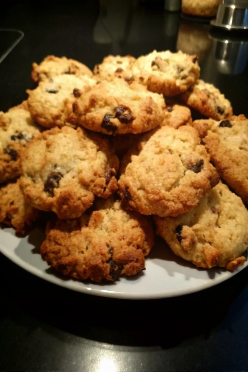 Cookies chocolat-noix de coco