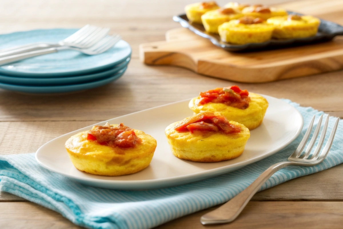 Ingrédients frais pour Minifrittatas Avec Salsa