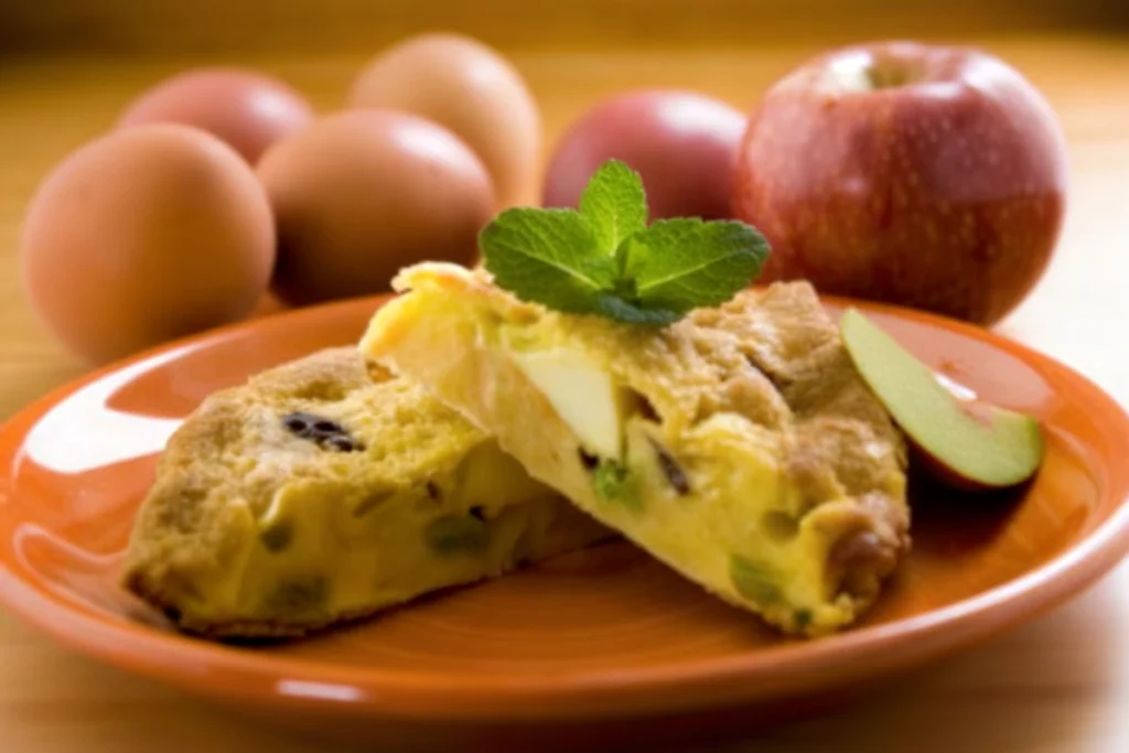 Recette D'Omelette Au Fromage Et Aux Pommes