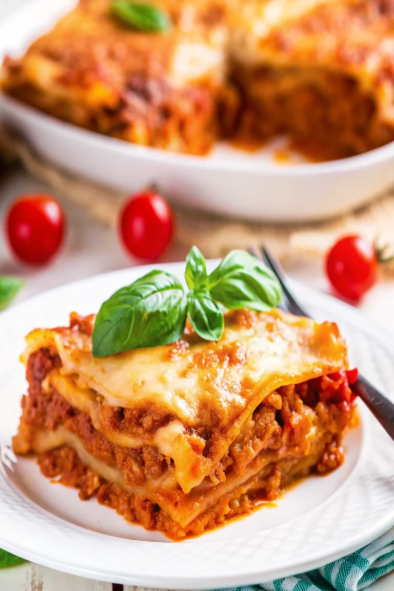 Lasagnes à la bolognaise